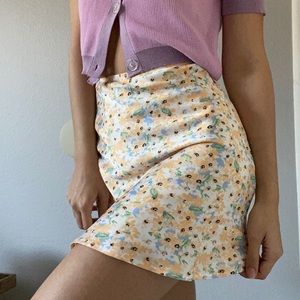 Floral verge girl skirt